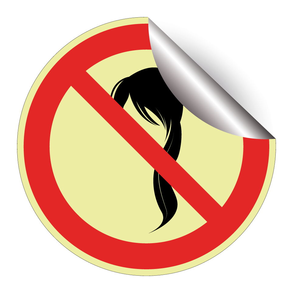 Kein loses Haar