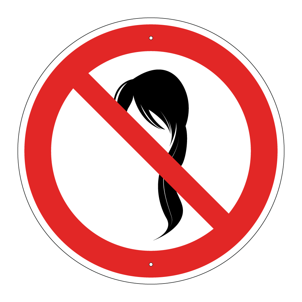 Kein loses Haar