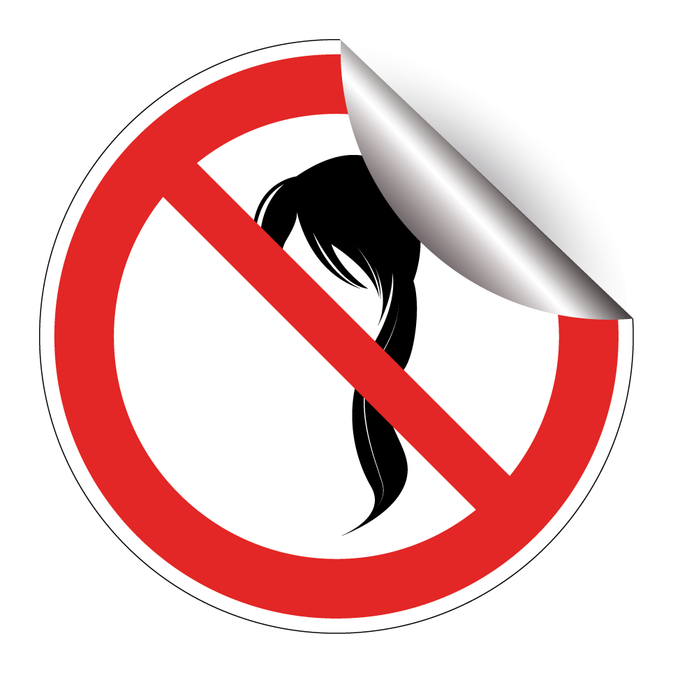 Kein loses Haar