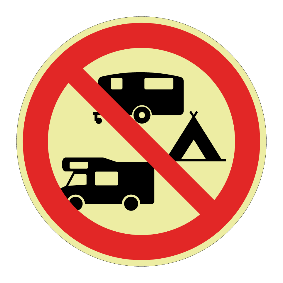 Camping ou caravanes interdits