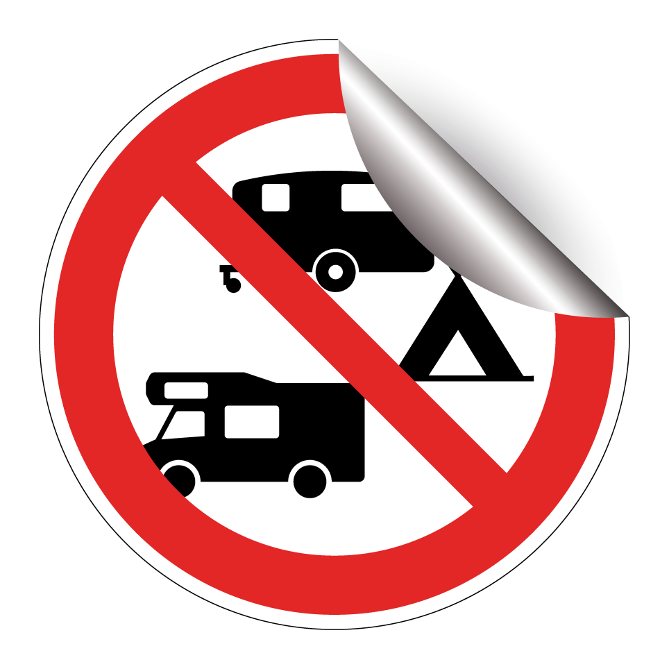 Camping ou caravanes interdits