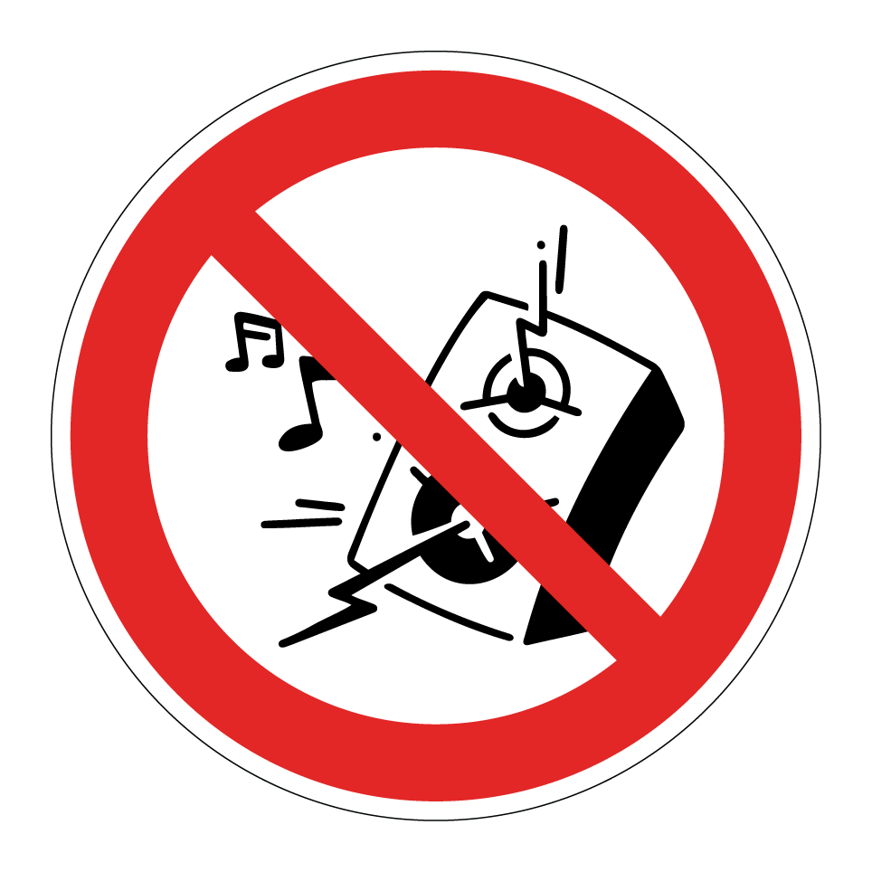 Pas de musique forte