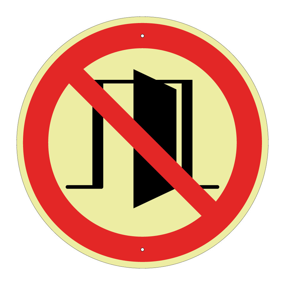Pas de porte ouverte