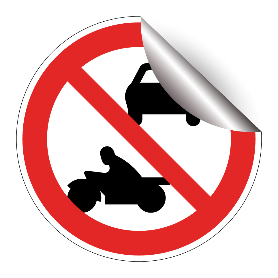 Keine Autos oder Motorräder