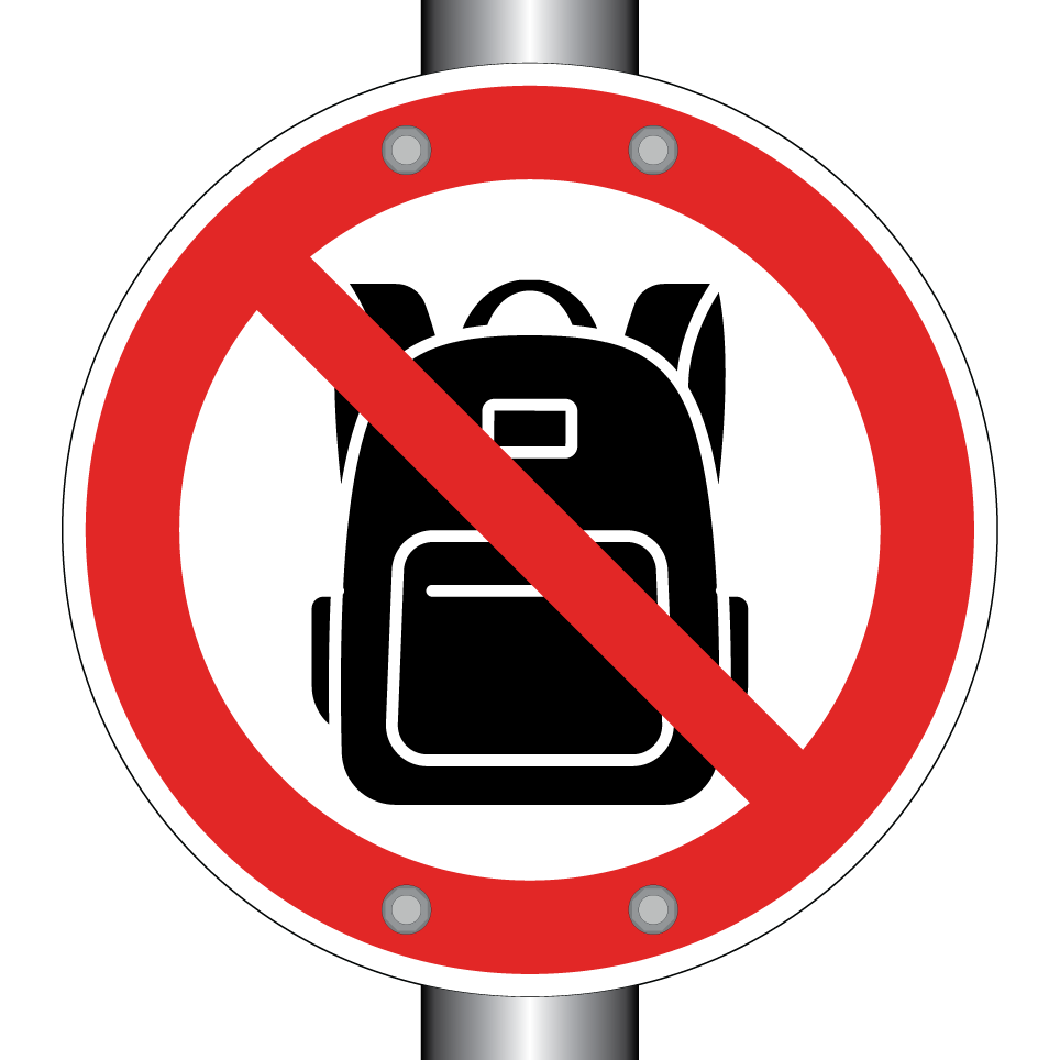 Pas de sac à dos