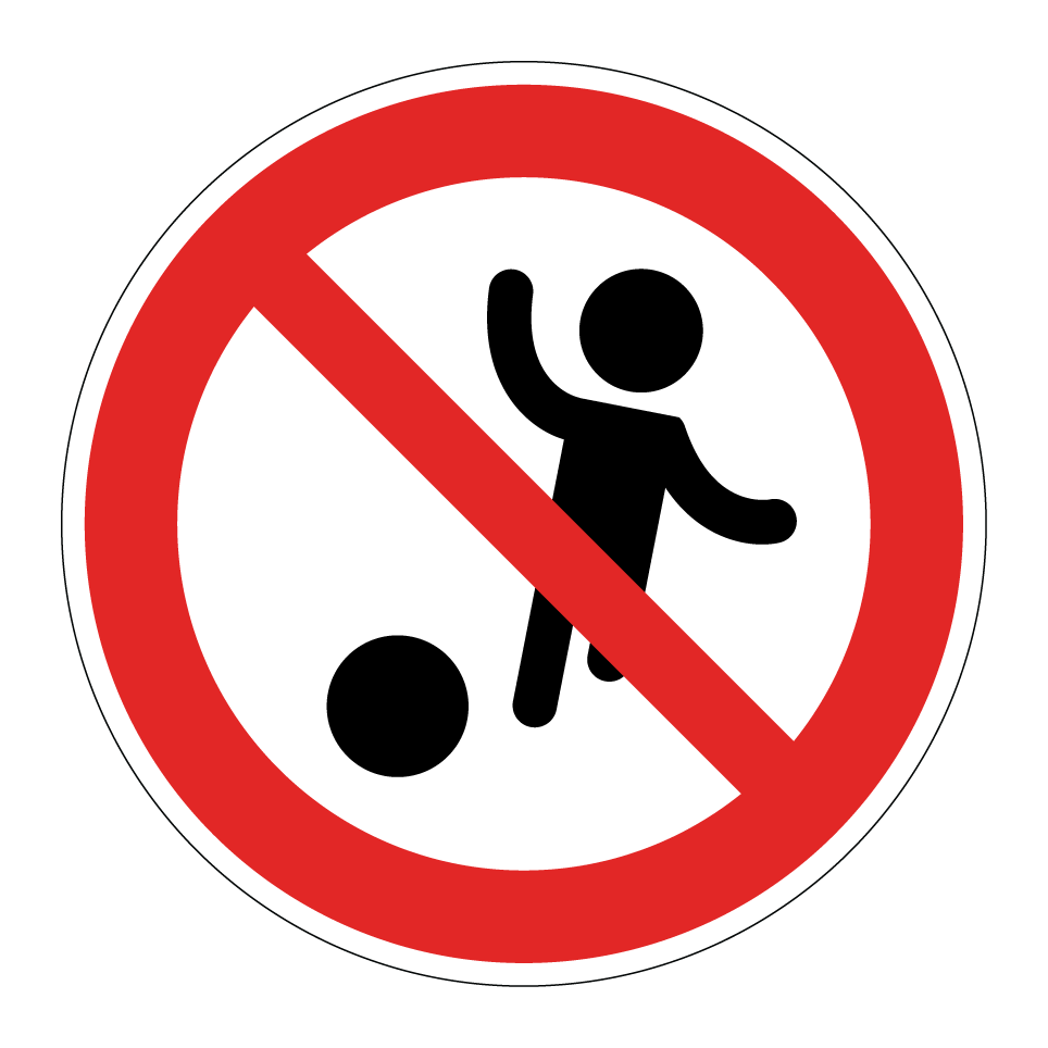 Kein Ballspielen
