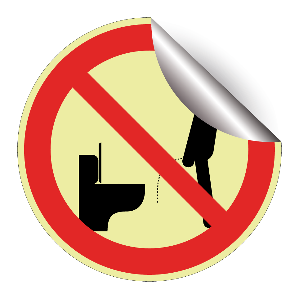 Interdiction d’uriner en dehors des toilettes
