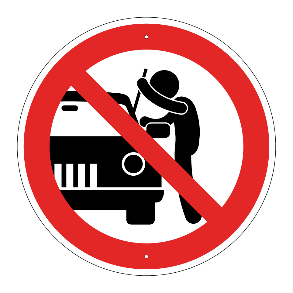 Keine Wertsachen im Auto