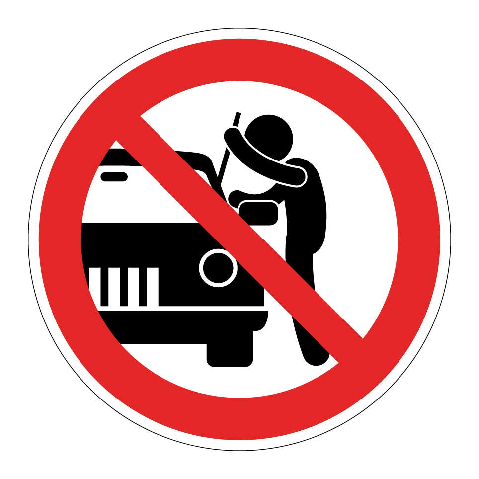 Keine Wertsachen im Auto