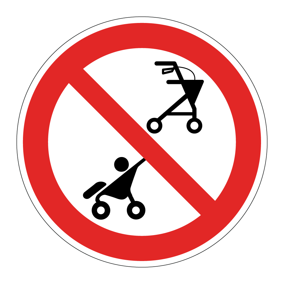 Pas de marchettes ni de poussettes