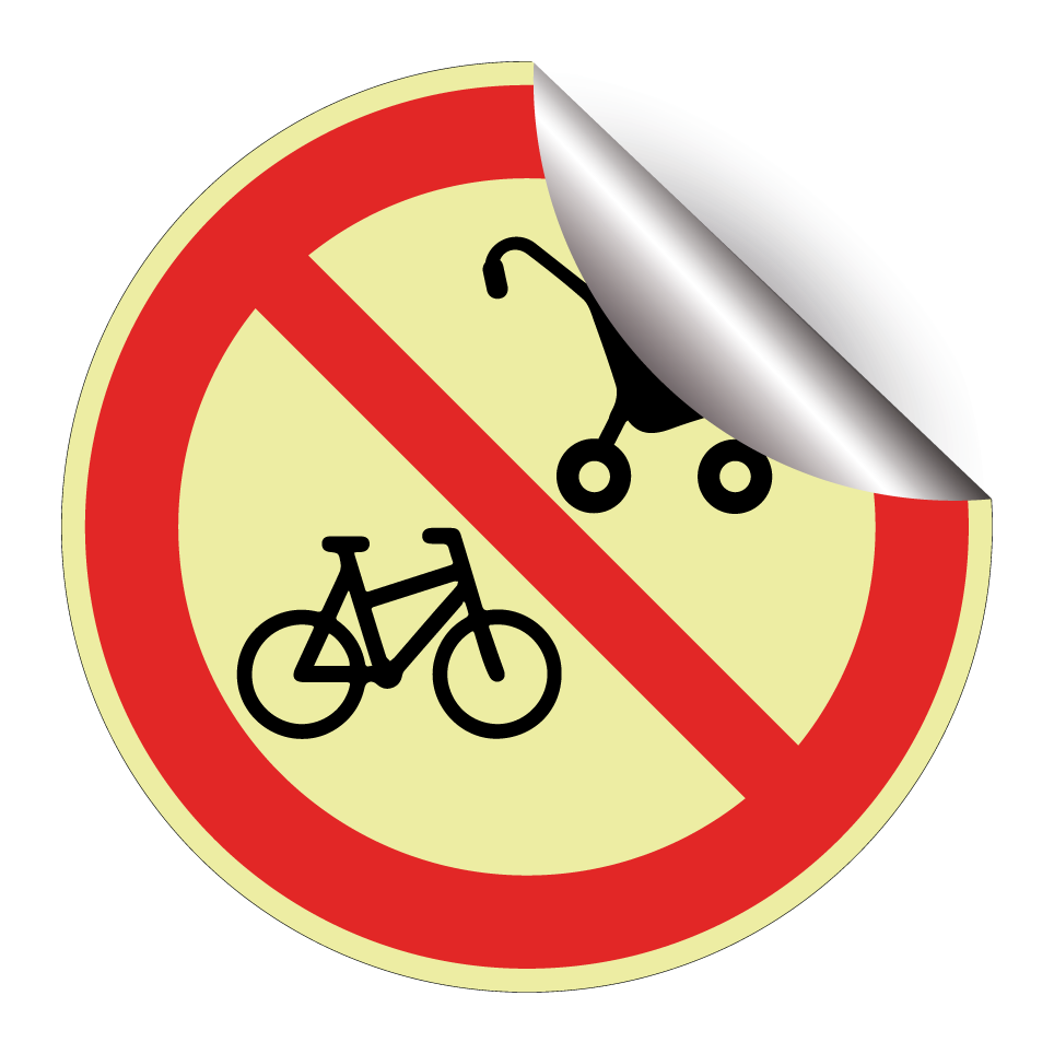 Keine Fahrräder oder Kinderwagen