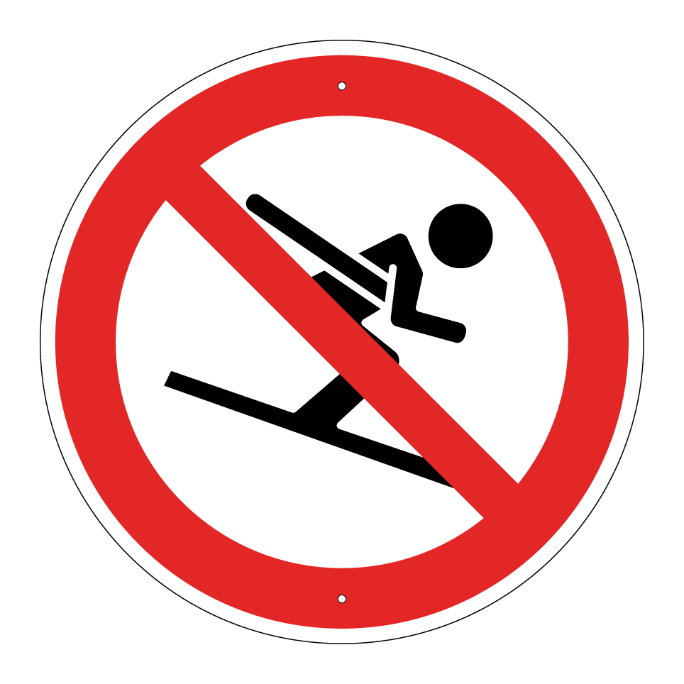Ski interdit