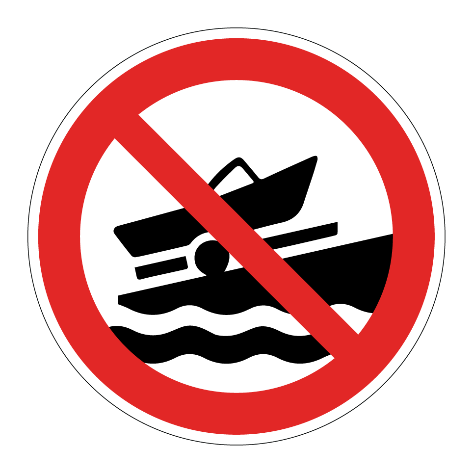 Kein Boot zu Wasser lassen