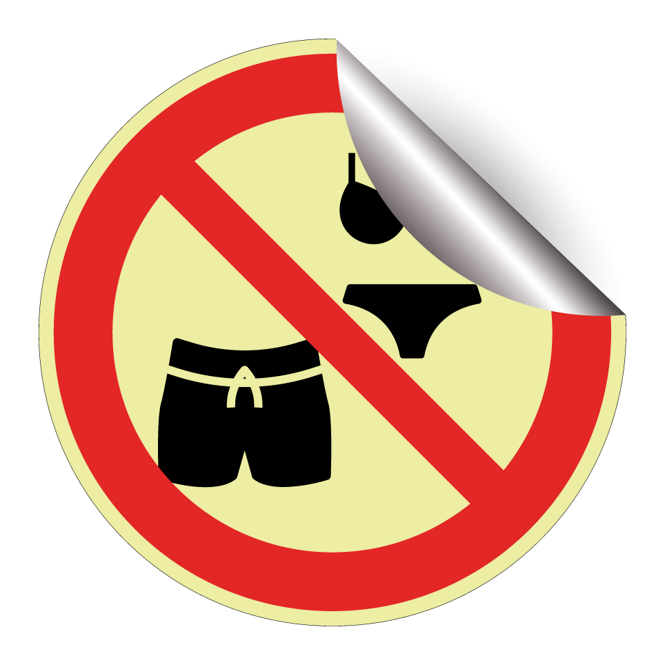 Pas de maillots de bain