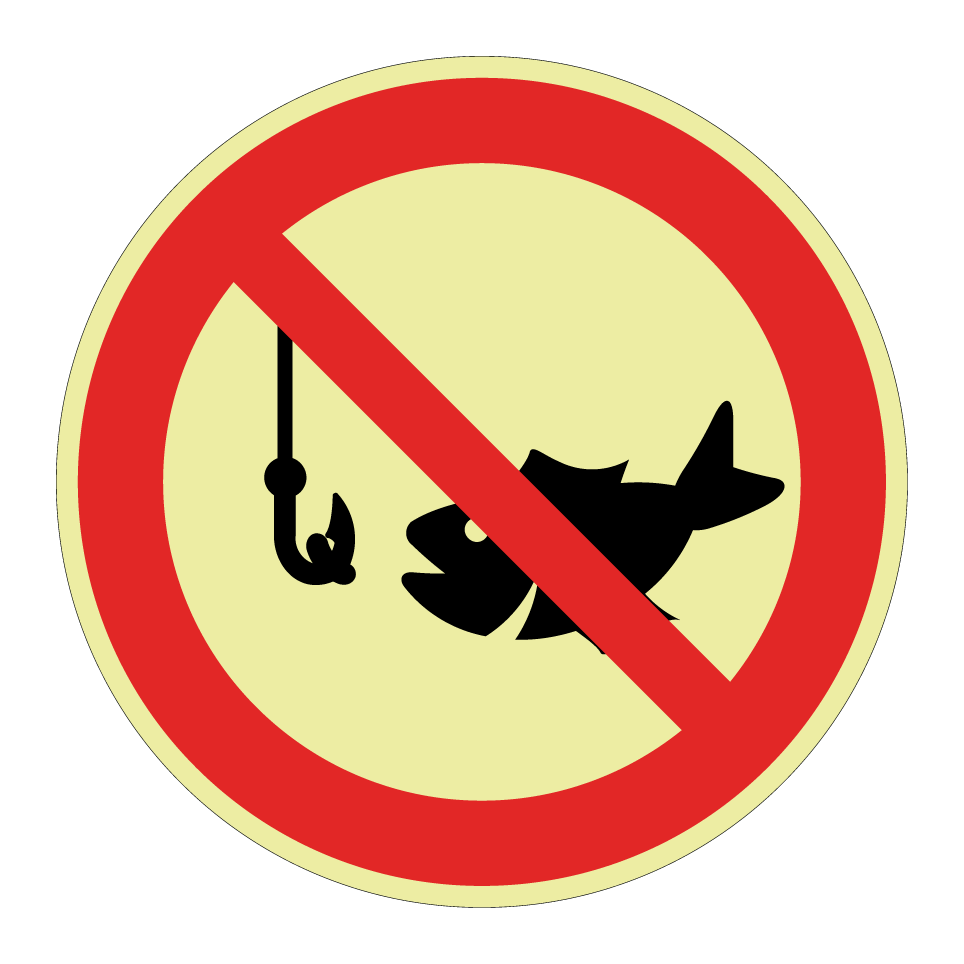 Angeln verboten