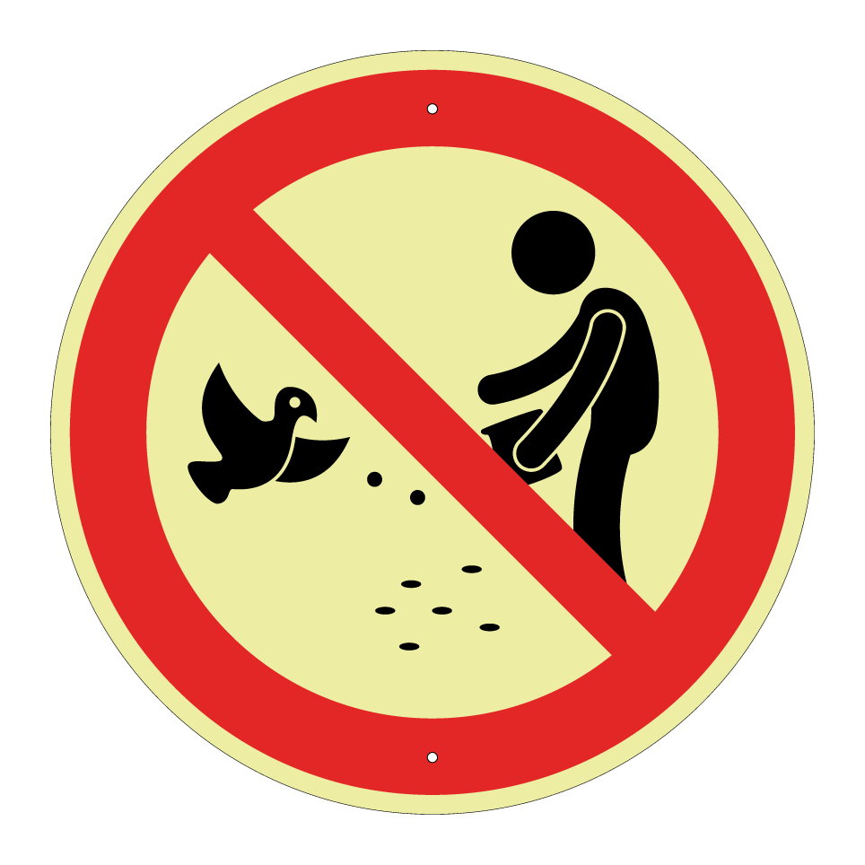Ne pas nourrir les oiseaux