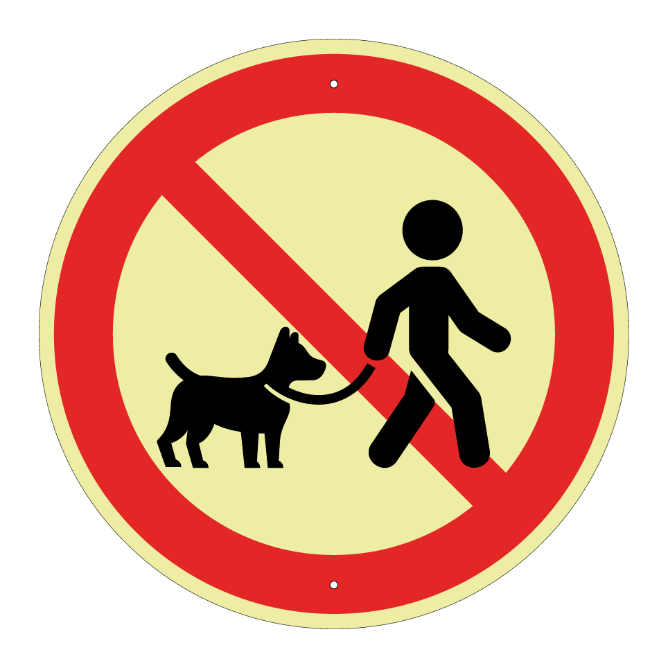 Hunde verboten