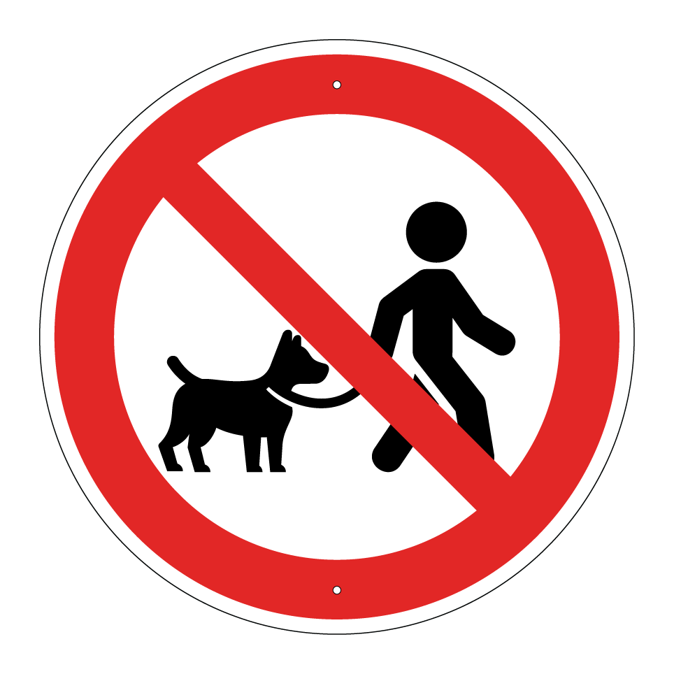 Hunde verboten