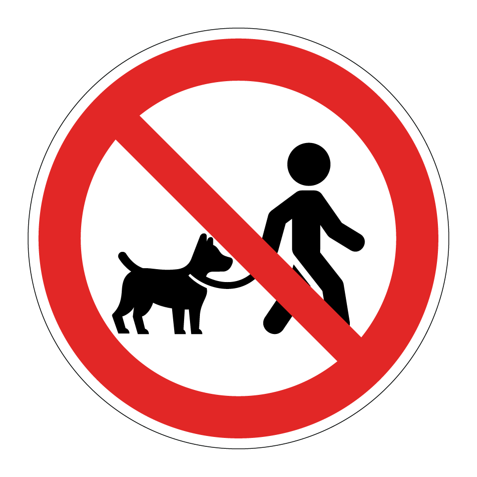 Hunde verboten