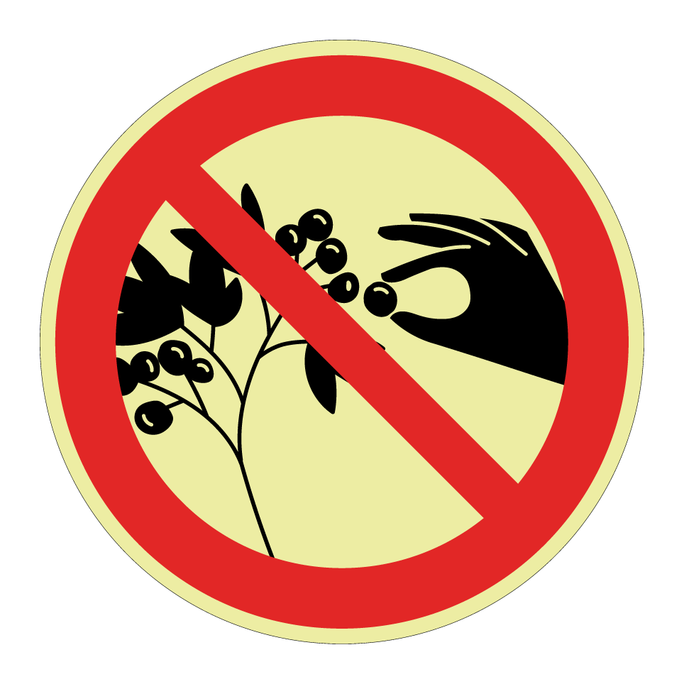 Beerenpflücken verboten