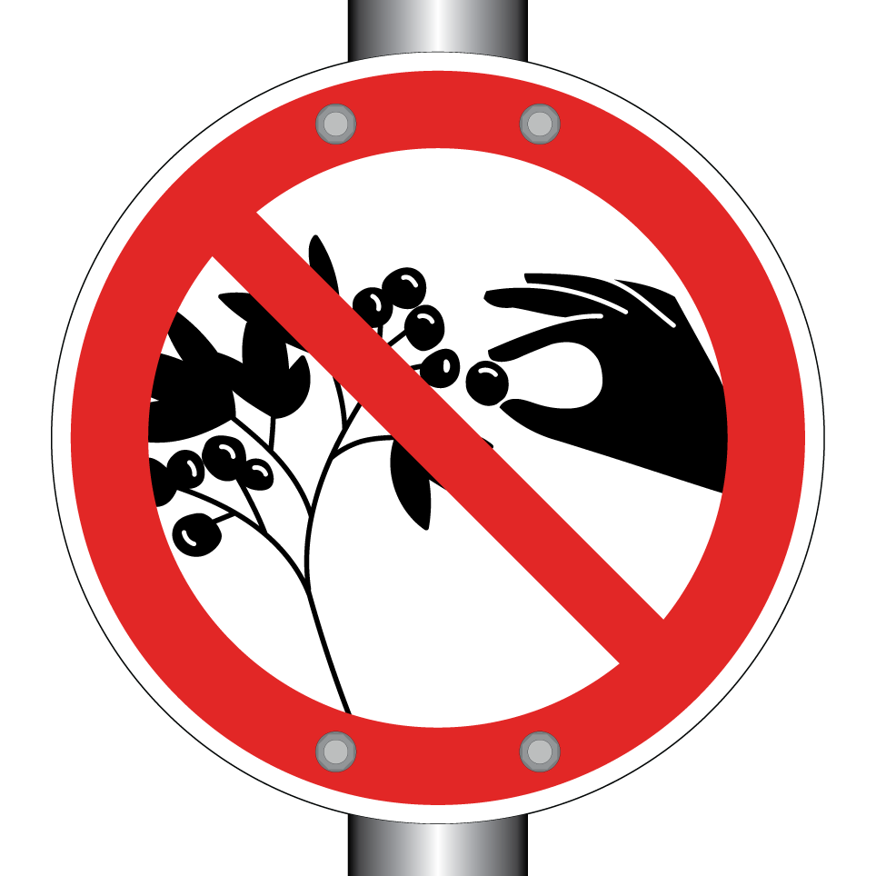 Beerenpflücken verboten
