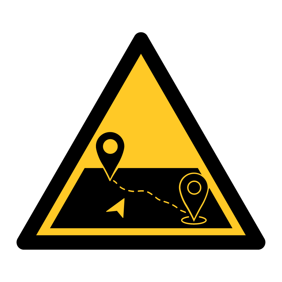 Warnung falsche Navigation