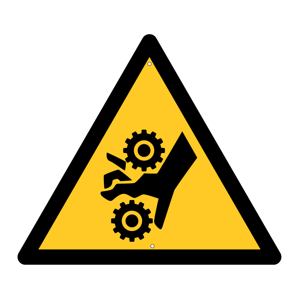 Avertissement enchevêtrement des mains