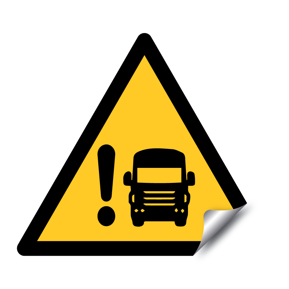 Avertissement angle mort de camion