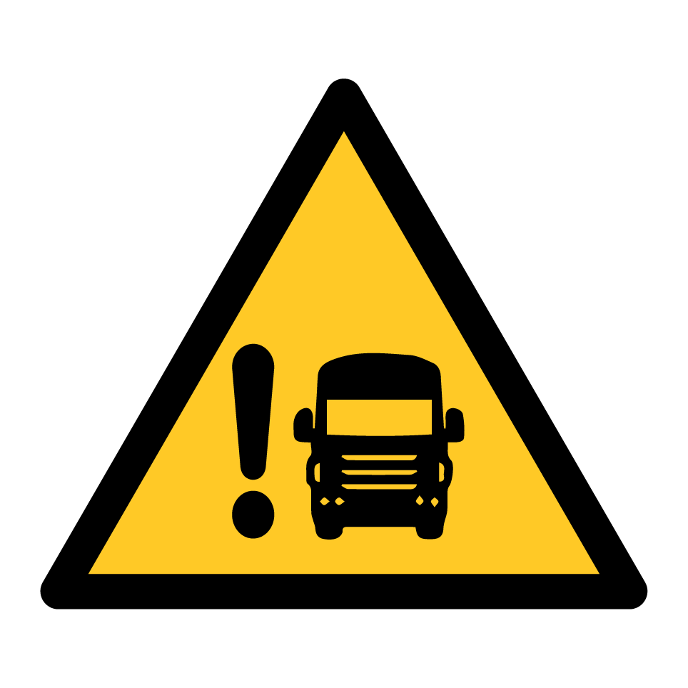 Avertissement angle mort de camion