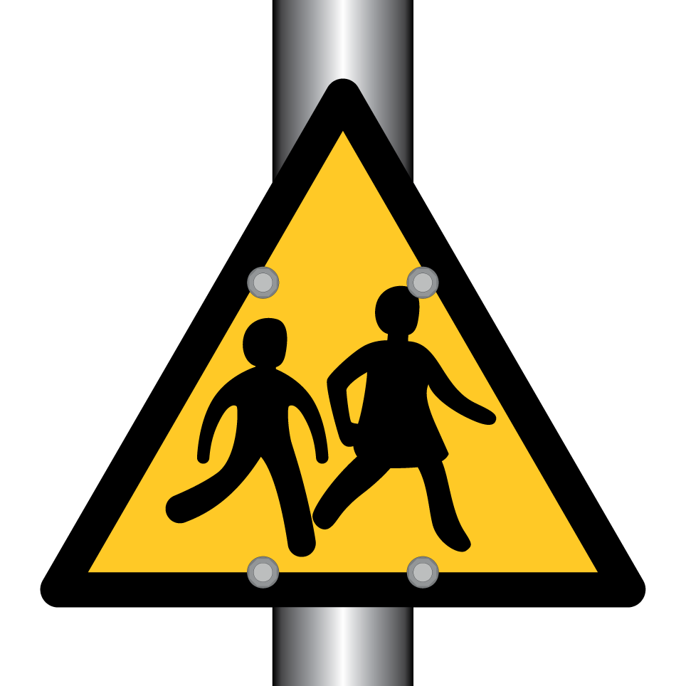 Attention enfants qui traversent