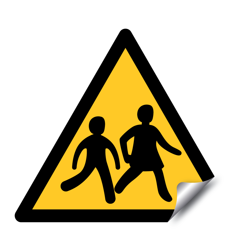 Attention enfants qui traversent
