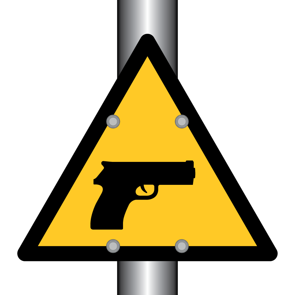 Avertissement armes à feu