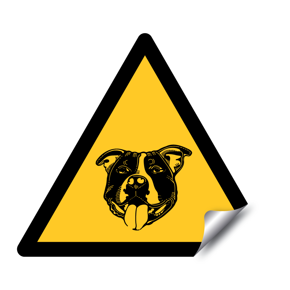 Warnhund - Pitbull